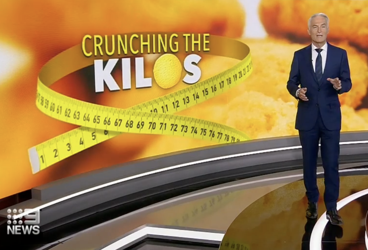 Load video: Brisbane father loses 50 kilos on &#39;cookie diet&#39; featured on 9 News
